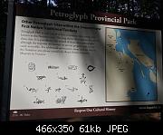 Petroglyph Information Sign