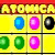 Arrange 3 or more atoms of similar colour in horizontal/vertical/diagonal sequence