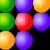 A bubble bobble type puzzle game.