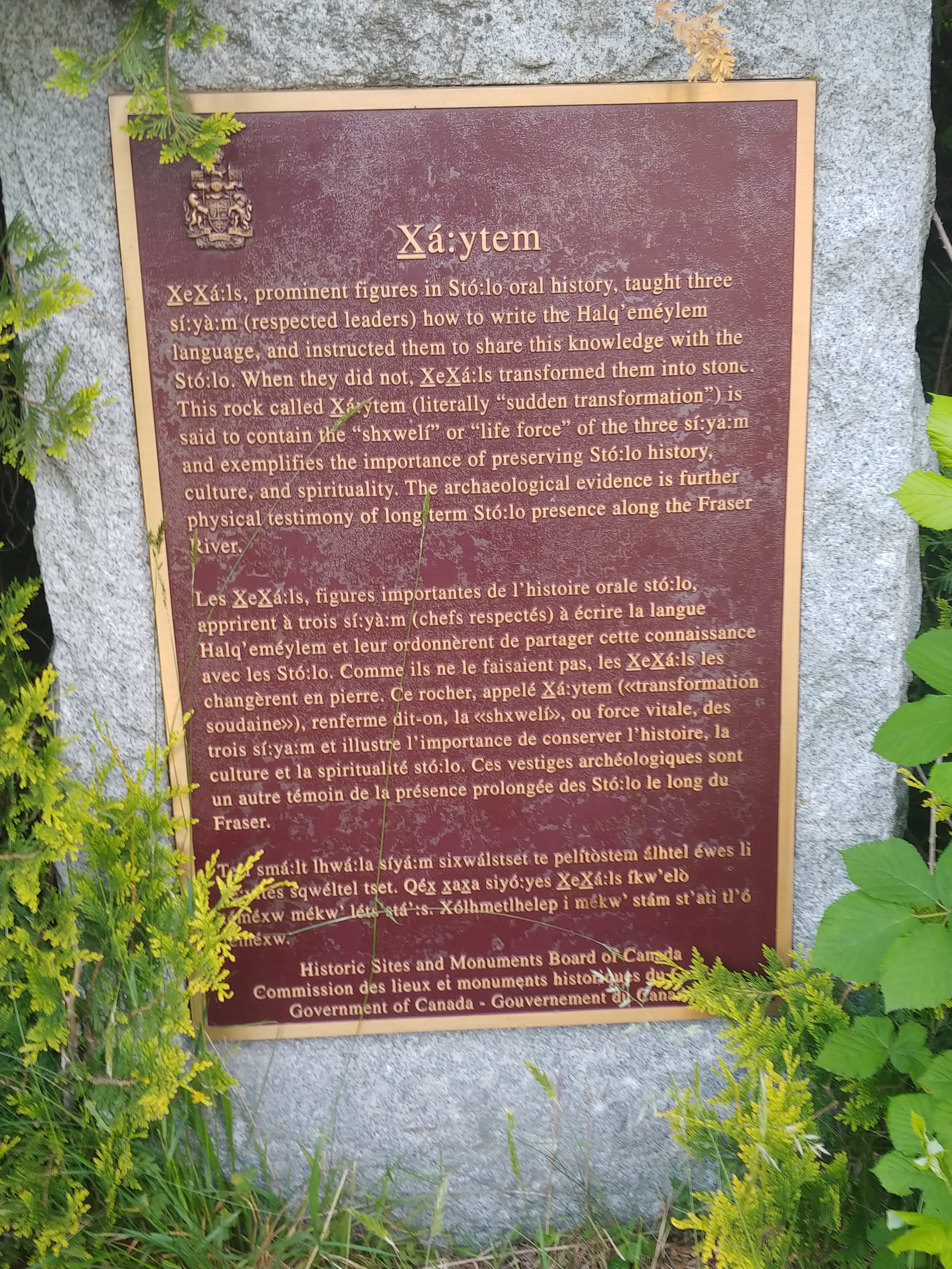 Xaytem Historical Monument