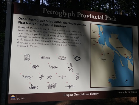 Petroglyph Information Sign