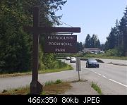 Petroglyph Provincial Park Sign