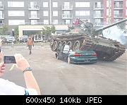 T55 Crushing Car