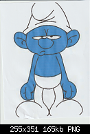 Unhappy Smurf