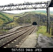 How Woodhead station and tunnel USED to look