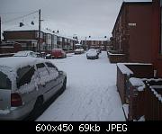 Sunday 20th December 2009, and we got quite a bit of snow in Gorton, Manchester - usually we miss out on it here.