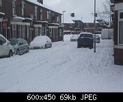 Manchester's worst snowfalls for at least 20 years hit the city on 5th January 2010....this is my street!