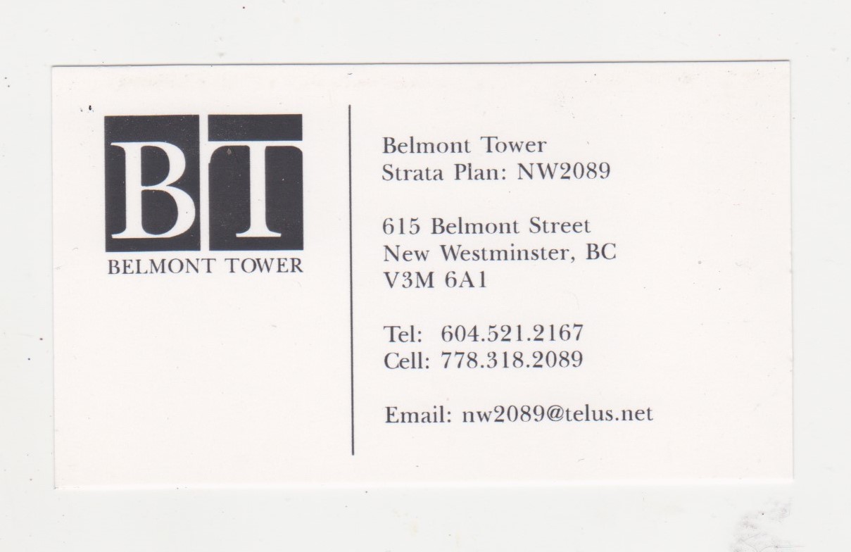 Belmont Card