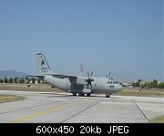 This is a C-27 Spartan. 
 
A very beautiful transporter. 
Italy use it a lot for their airshows. 
 
Would you believe it, this is a transporter but...