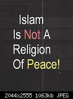 Islam Is Not Peaceful
