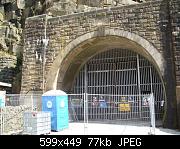 Photographs of the western portal of the Woodhead Railway Tunnel (disused) taken 26th April 2009. There are the two "old" tunnels, and the newer tunnel which replaced them in 1954. Also included are photos of the the remains of the "new" Woodhead station, and the track bed. Nothing remains of the "old" Woodhead station, which was replaced at the same time as the tunnel.