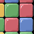  Click 4 tiles of the same color and form squares as big as you can. You will erase all the tiles inside the square and collect points. 